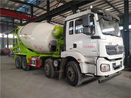 陜汽M3000前四后八10方攪拌車，輕量化底盤，整車不超重，價格便宜