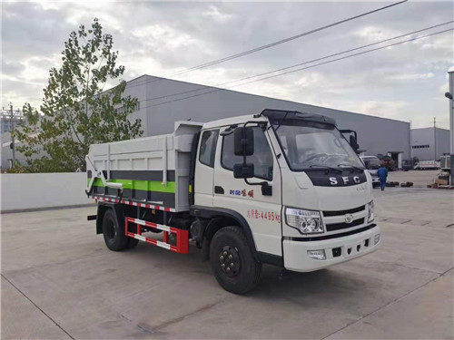地下室專用，純工程車底盤,時風(fēng)壓縮式對接垃圾車推薦