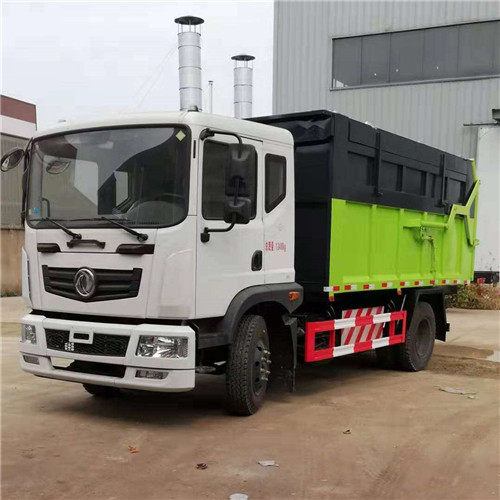 東風(fēng)天然氣壓縮對(duì)接式垃圾車，是綠色環(huán)保首要車型 