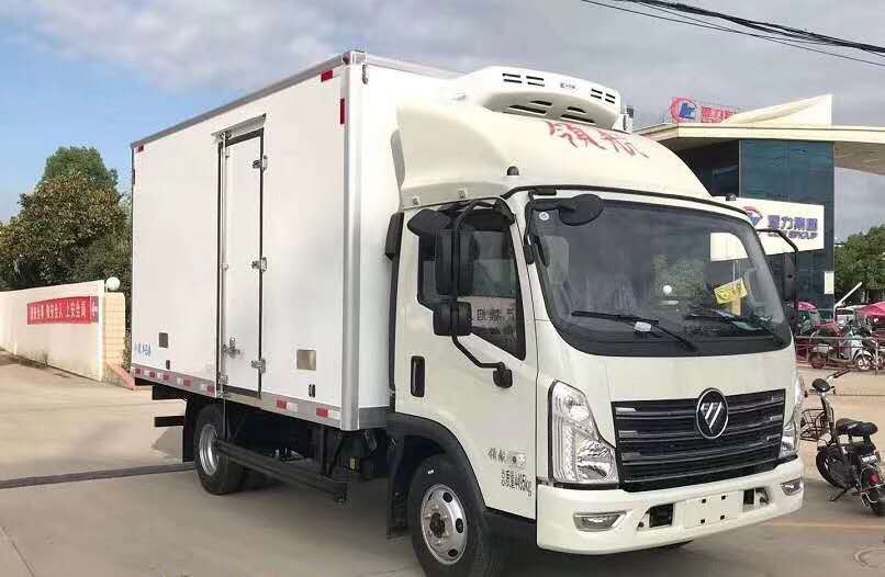 福田時代領(lǐng)航M6寬體藍(lán)牌冷藏車