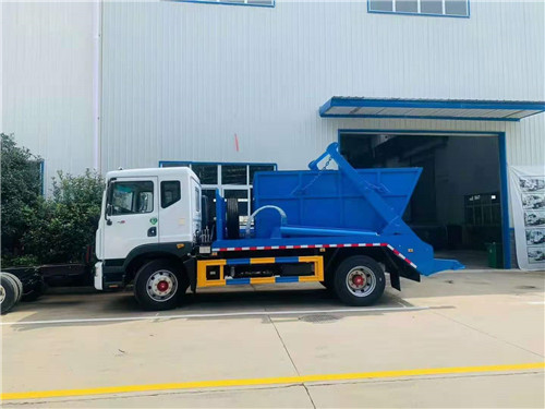 國(guó)六東風(fēng)多利卡D9擺臂式垃圾車(chē)拖生活垃圾、淤泥漿渣土，克星推薦車(chē)