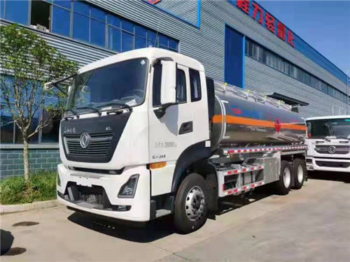 國六東天龍小三軸距鋁合金油罐車現(xiàn)貨危貨，目前程力公告已出
