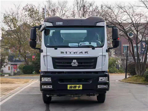 重汽汕德卡單橋多功能抑塵車現(xiàn)車，容積12立方，可選裝50-100米各型霧炮