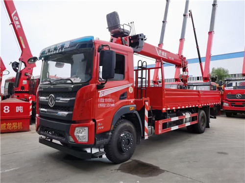 國六東風(fēng)華神DV5隨車吊，6.1米8噸5節(jié)直臂吊