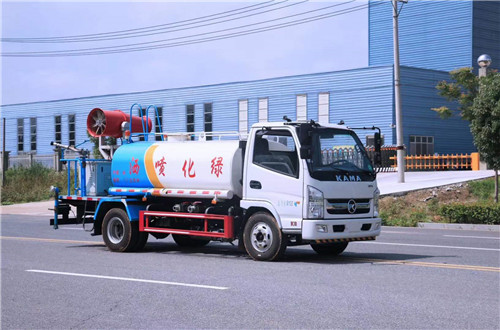 國六黃牌凱馬6方灑水車公告有灑水、抑塵兩款外形圖片可選，免征齊全
