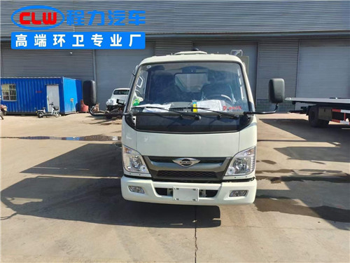 國六福田小卡2掃路車，最小國六柴油掃路車