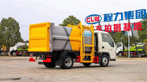 你見過藍牌側裝壓縮垃圾車嗎？