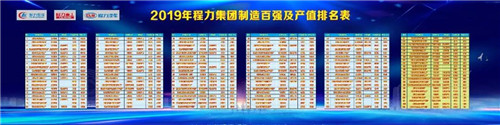 程力汽車集團制造100強名單，記錄著程力人敢于拼搏，勇于擔當，筑夢前行的堅實足跡。